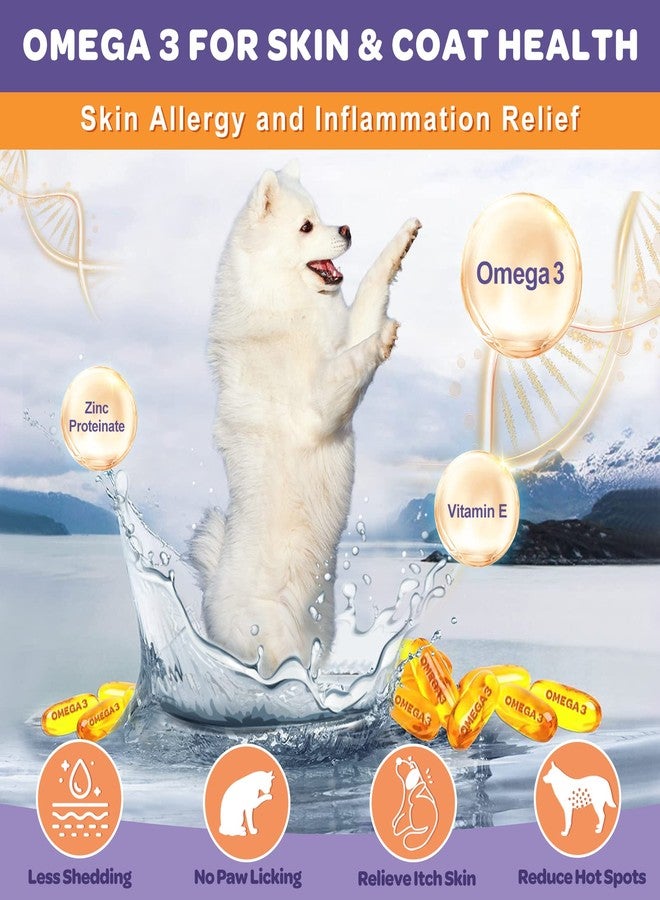 NATURE TARGET Probiotics for Dogs, 6 Billion Freeze Dried Dog Probiotics with Prebiotics & Enzymes, Vitamins, Omega 3, for Digestive & Gut Health, Itch Relief, Reduce Diarrhea, 120 Bites - Image 3